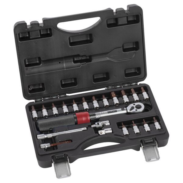 Torque wrench set 1/4" 2-20Nm - 21 pcs 