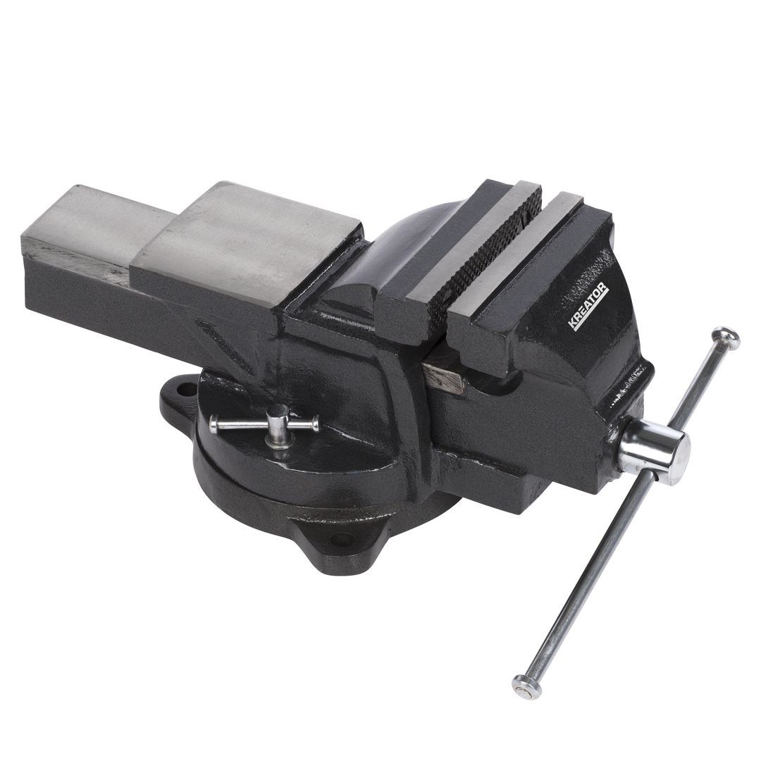 Kreator - KRT554011 - Swivel bench vice - 100mm, 7kg - Varo