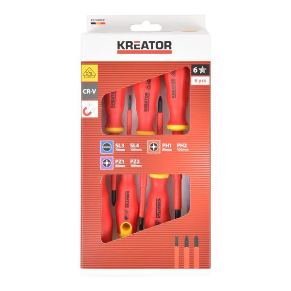 Conjunto de destornilladores vde - 6 uds.