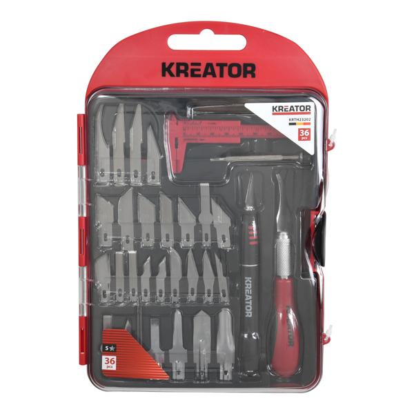 Hobby knife set 36 pcs