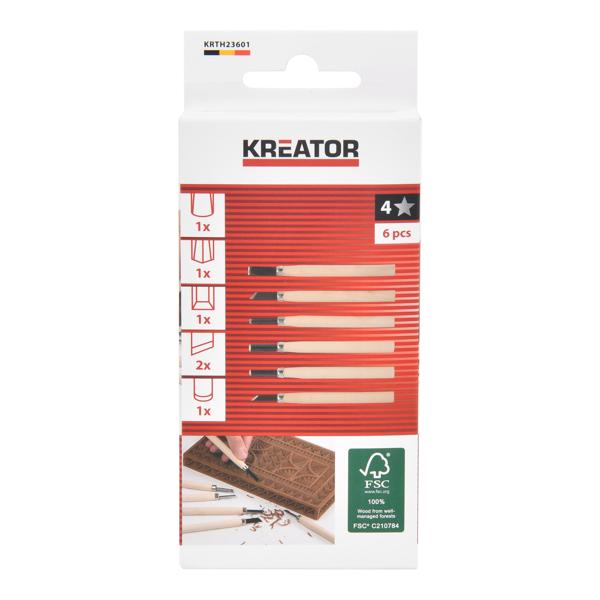 Mini wood chisel 135mm - 6 pcs