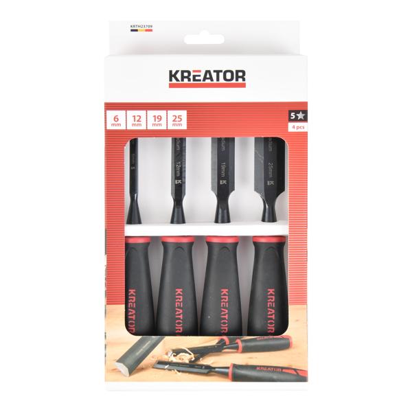 Wood chisel 6, 12, 19, 25mm - 4 pcs