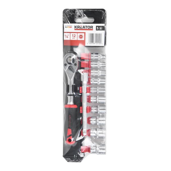 Jeu de douilles 1/4" - 12 pc.