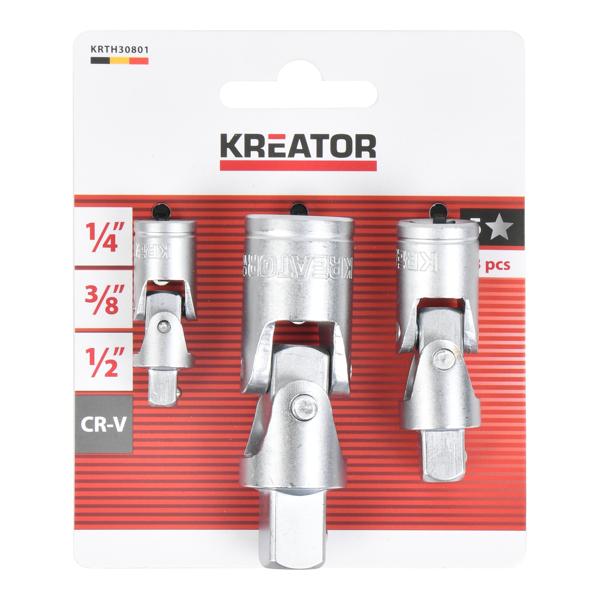 Joint de cardan 1/4" 3/8" 1/2" - 3 pc.