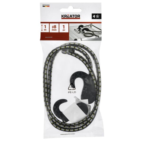 Carrier straps Ø 8mm, 100cm adjustable + hook