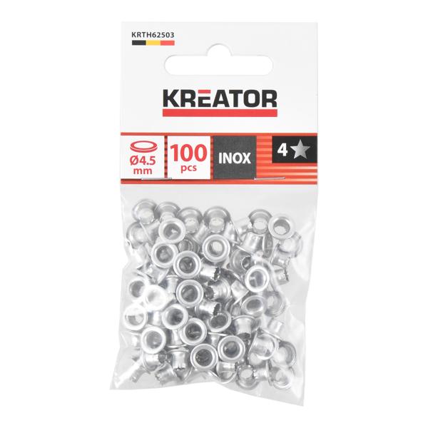 Eyelets Ø 4.5mm aluminium - 100 pcs