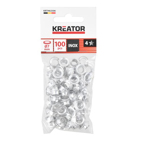 Eyelets Ø 7mm aluminium - 100 pcs