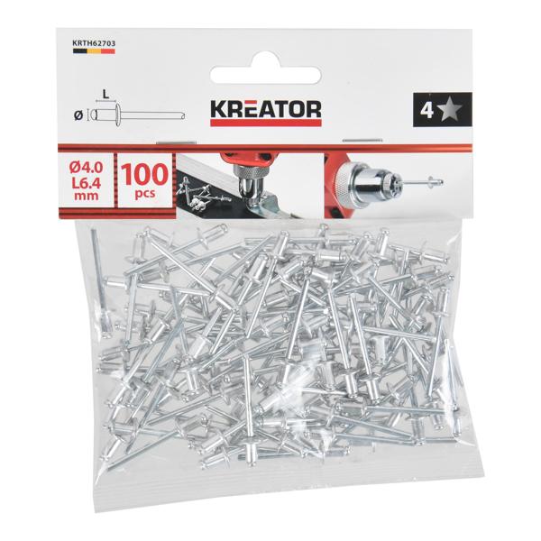 Rivets 4,0x6,4mm - 100 pcs