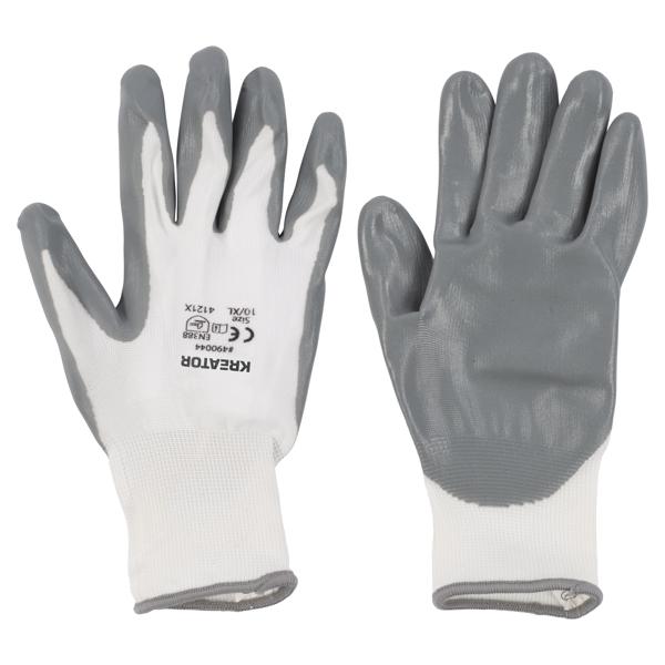 Guantes de trabajo revestimiento de nitrilo L