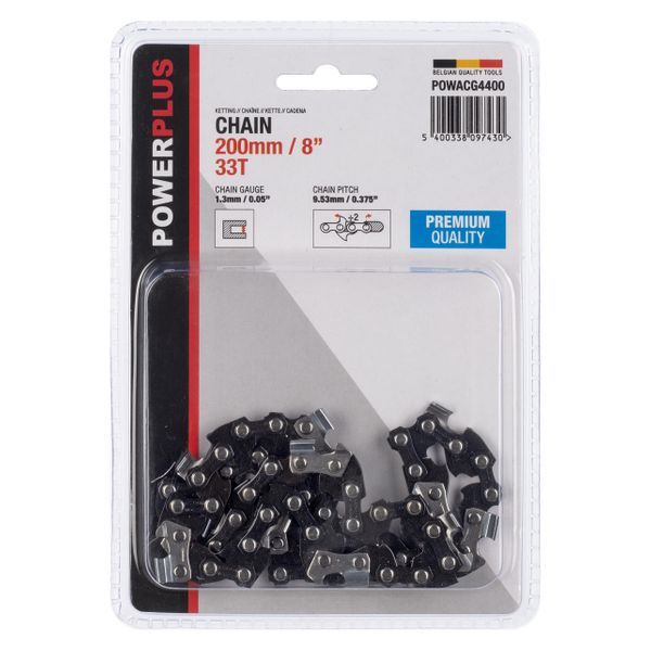 Chain 8" 200mm 33T - premium