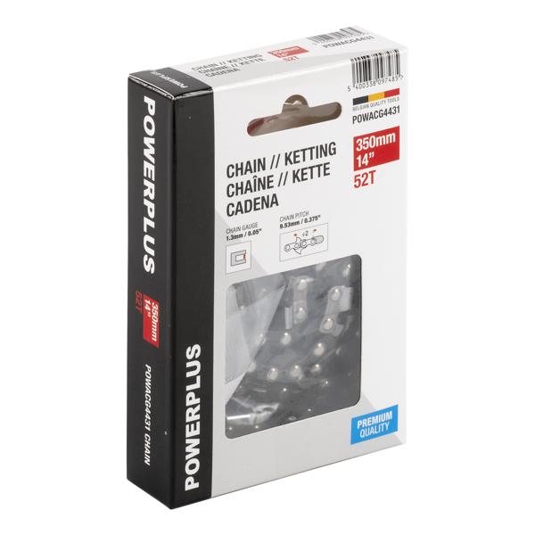 POWACG4431 CHAIN 14" 350MM 52T - PREMIUM