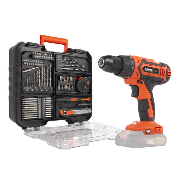 Drill - screwdriver 20V - 78 acc. - excl. battery and charger