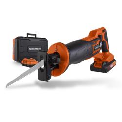 POWDP25111 SCIE SABRE 20V - INCL. BATTERIE 20V 2.0AH ET CHARG