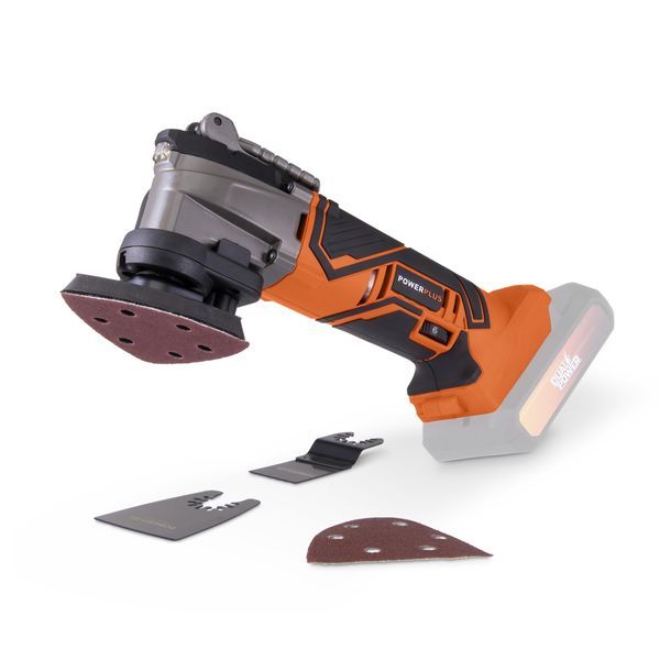Oscillating multitool 20V - excl. battery and charger - 5 acc.