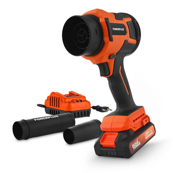 Compact turbo blower brushless 20V - incl. battery 20V 2.0Ah and charger