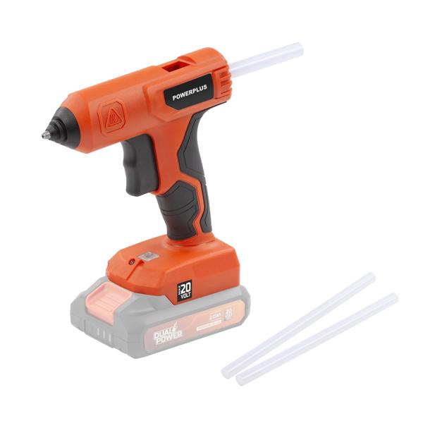 Heißklebepistole 20V - exkl. Batterie und Ladegerät - 3 Acc.