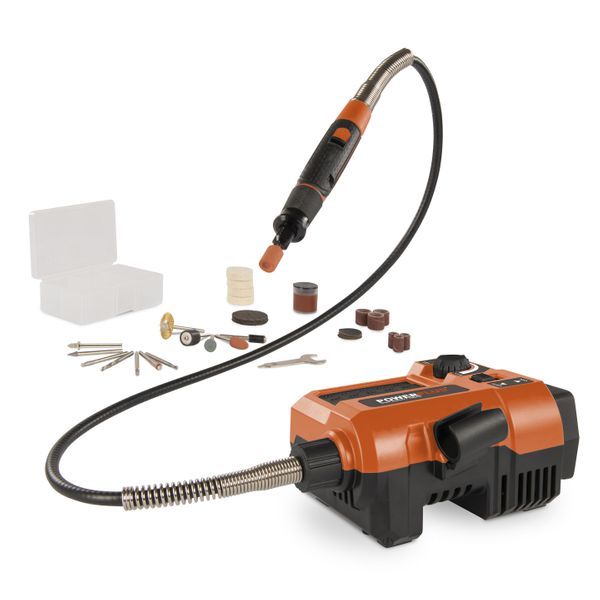 Rotary multitool 20V - excl. battery and charger - 40 acc.
