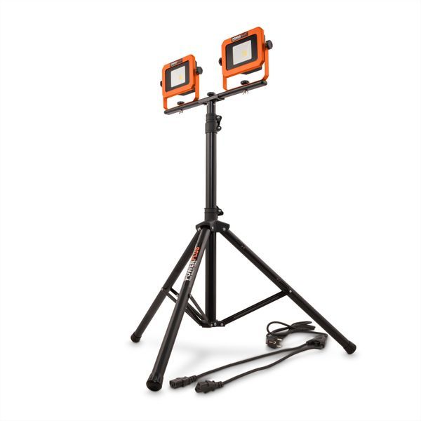 Portable floodlight 20V 220V with tripod - excl. battery and charger