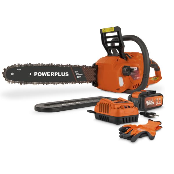 Chainsaw brushless 40V - incl. battery 2x20V 2.5Ah and charger