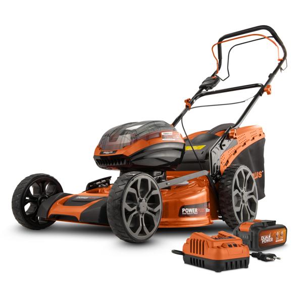 Cortadora de césped autopropulsada sin escobillas 40V 510 mm - incl.batería 2x20V 5.0/2.5Ah y cargador