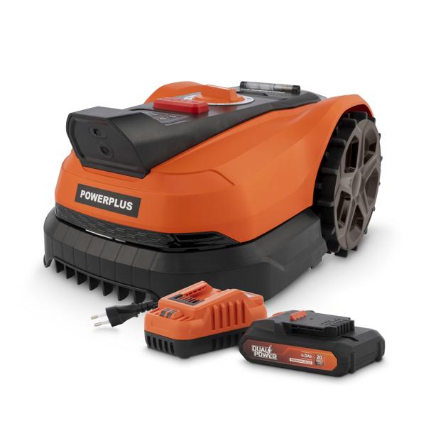 Robot mower brushless 20V - incl. battery 20V 4.0Ah and charger