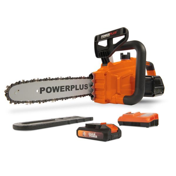 Chainsaw 20V 300mm - incl. battery 20V 2.0Ah and charger - 1 acc.