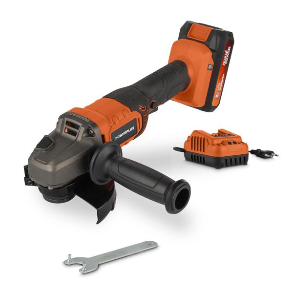 Amoladora angular 20V 125mm - incl. batería 20V 3.0Ah y cargador
