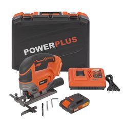 POWDPSET28 SCIE SAUTEUSE 20V - INCL. BATTERIE 20V 2.0AH ET CH 2