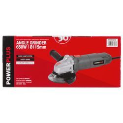 POWE20010 MEULEUSE D'ANGLE 650W Ø 115MM 10