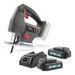 POWEBJSS2 DECOUPEERZAAG 18V - INCL. 2 BATTERIJEN 18V 1.5AH E 2