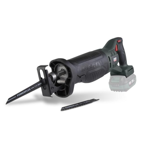 Reciprocating saw brushless 20V - excl. battery and charger - 2 acc.