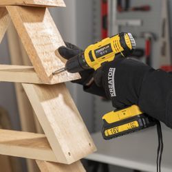 POWX00425 DRILL - SCREWDRIVER 16V - INCL.2 BATTERIES 16V 1.3 8