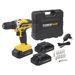 POWX00501 SCHROEFBOORMACHINE 20V - INCL. 3 BATTERIJEN 20V 1. 8