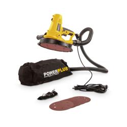 POWX0478 WAND- & PLAFONDSCHUURMACHINE 1220W Ø 225MM - 8 ACC 1
