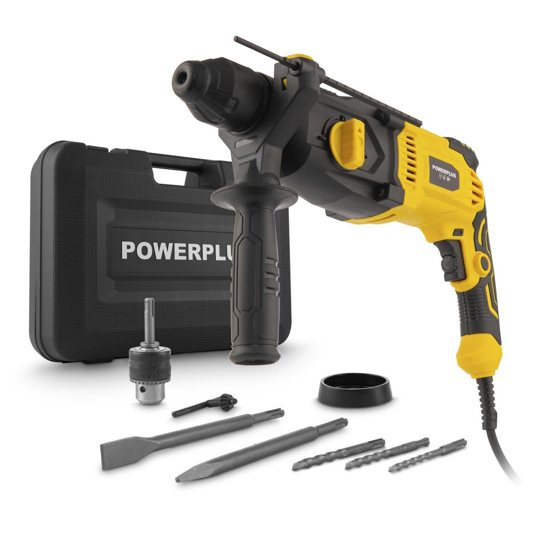 Powerplus - POWX11700 - Hammer drill - 1050W + 6 acc - Varo