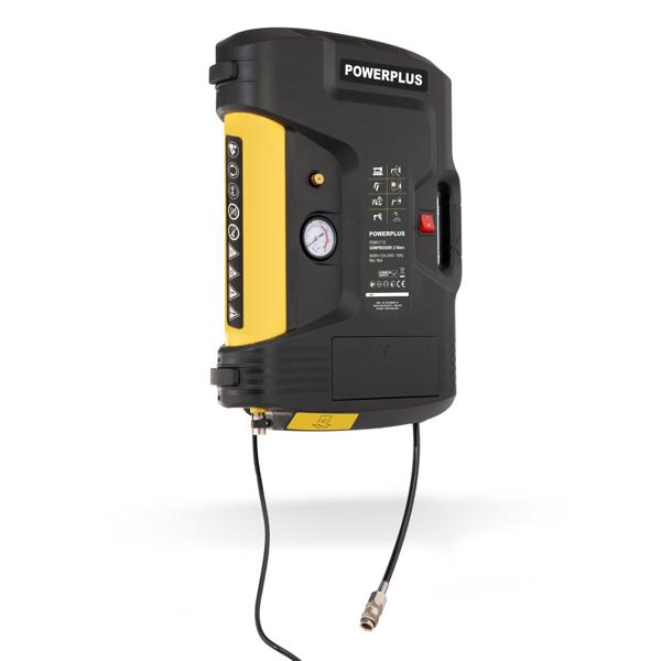 Compressor wandmontage 900W 2L