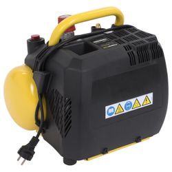 POWX1721 COMPRESSOR GEEN OLIE 1100W 6L 5
