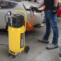 POWX1750 COMPRESSOR GEEN OLIE 1500W 50L 7