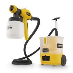 POWX358 PAINT SPRAY GUN 750W 800ML TROLLEY 2