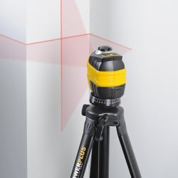 POWX720 SELF-LEVELING LASER LEVEL WITH TRIPOD 12
