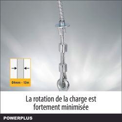 POWX901 PALAN ÉLECTRIQUE 1000W 200/400KG 16