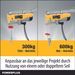 POWX902 ELECTRIC HOIST 1050W 300/600KG 18
