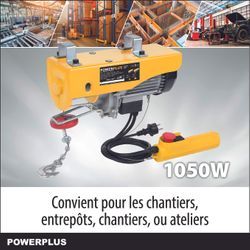 POWX902 ELECTRIC HOIST 1050W 300/600KG 11