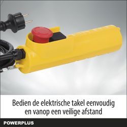 POWX902 ELECTRIC HOIST 1050W 300/600KG 22