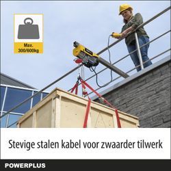 POWX902 ELECTRIC HOIST 1050W 300/600KG 24