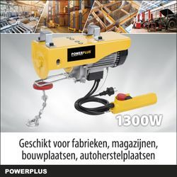 POWX903 ELEKTRO-HEBEZEUG 1300W 400/800KG 21