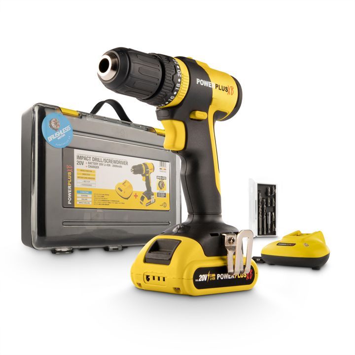 Powerplus POWXB10060 Impact drill screwdriver brushless 20V