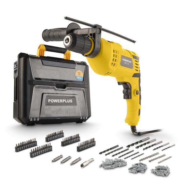 Impact drill 810 W + 158 acc.