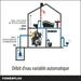 POWXG9576 HYDROPHORPUMPE 1200W 19L - EDELSTAHLRING - WOHNUNG 10