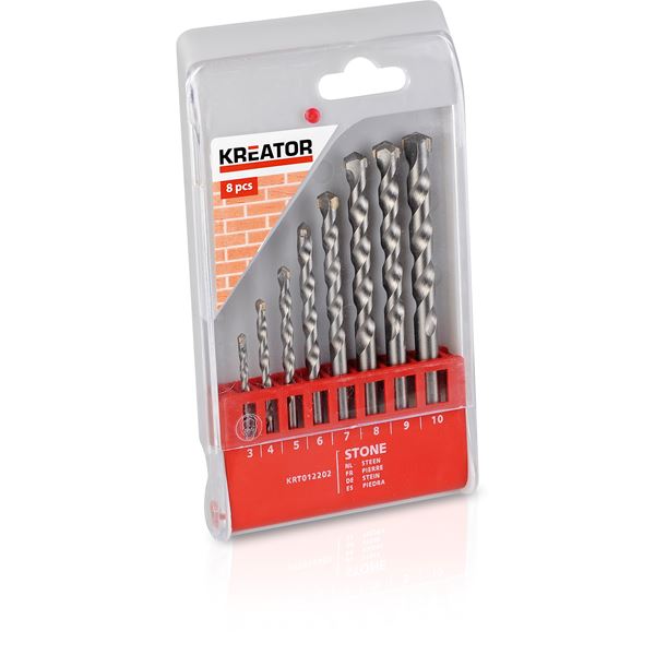 Steinbohrer-Sets Ø 3-10mm - 8 St.